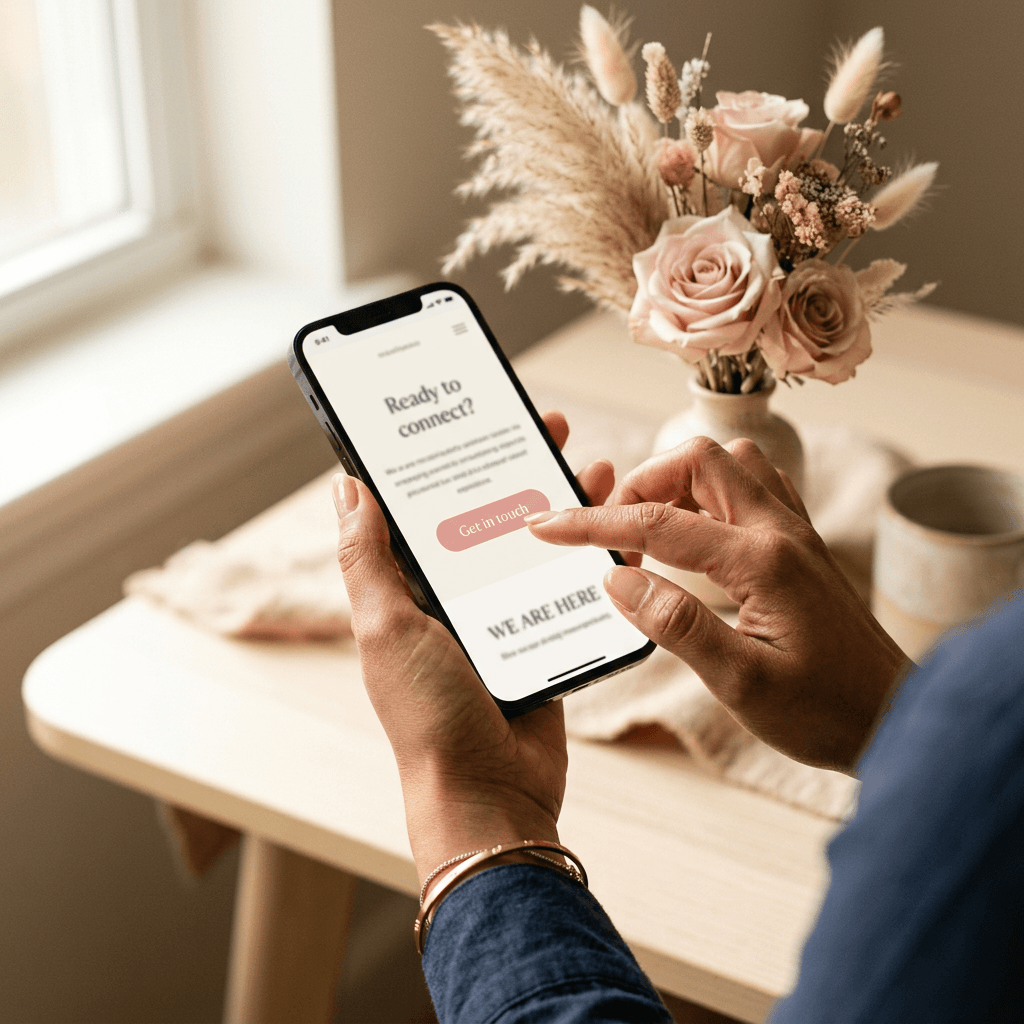 Developer building a fast, responsive eCommerce store previewed across desktop and mobile screens